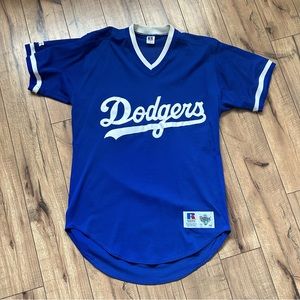 Vintage Dodgers Mesh Jersey Russell Athletics